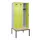 locker met bank,HxBxD 2120x900x815mm,3vak,vak B 300mm,cilinderslot