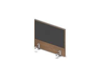 opzetpaneel bureau aanbouw zijkant NT-cherry BN8010-antraciet 600mm - 1