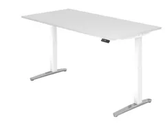 bureau assis-debout à régl. de haut. élec. HxlxP 650-1290x2000x1000