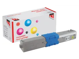 Tonercartridge Quantore alternatief tbv Oki 44469704 geel