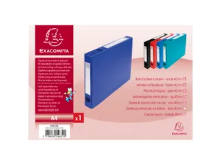 Klasseerdoos PP opaa k rug 40mm blauw - 4