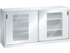 venster-schuifdeurkast 1000x2000x580mm 4xStalen bodem RAL7035