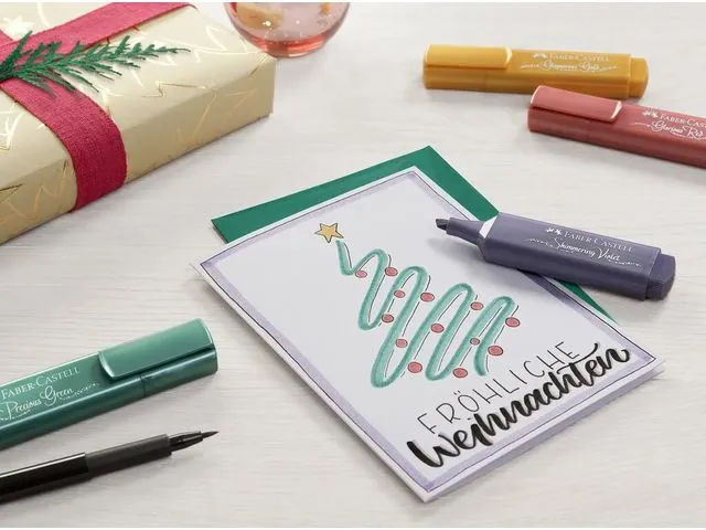 Markeerstift Faber-Castell 46 metallic groen