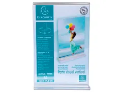 Folderhouder Rechtop staand A6 transp.