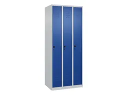 locker,HxBxD 1850x750x500mm,3vak,vak B 250mm,draaigrendel