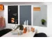 Glasmagneetbord Naga 40x60cm zwart