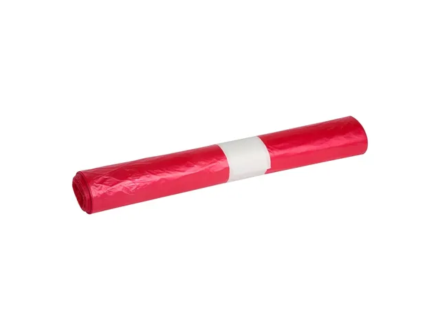 Afvalzak Propsac HDPE T25 70x110cm 120 Liter rood