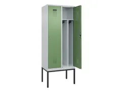 locker voor scheiding van kleding,HxBxD 2120x800x500mm,2vak