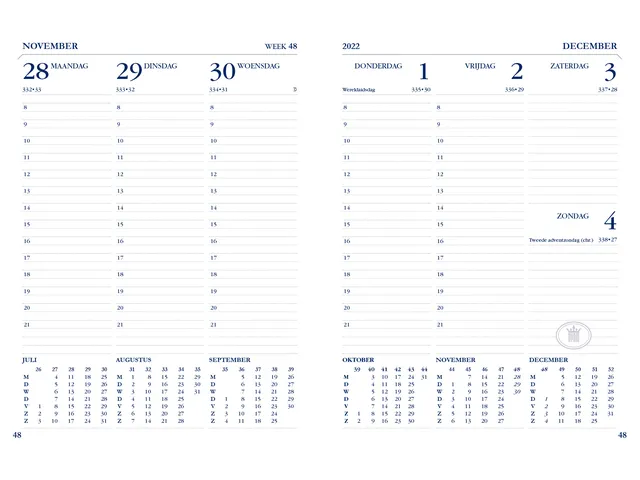 Agenda 2027 Ryam Weekplan Plus Mundior groot letter 7dagen/2pagina's a