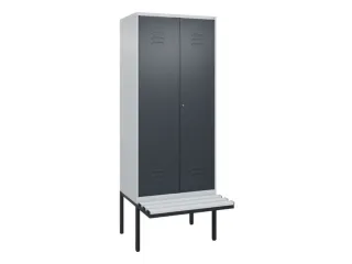 locker voor scheiding van kleding,HxBxD 2120x800x815mm,2vak - 1