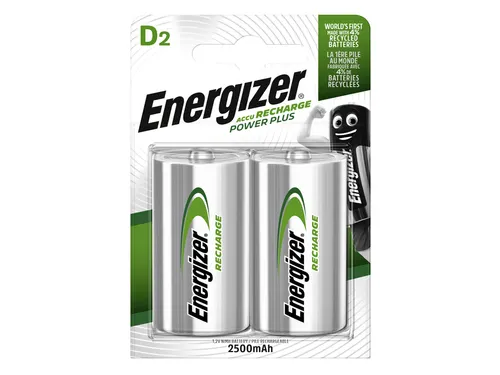 Batterij oplaadbaar Energizer 2x D 2500mAh
