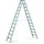 veiligheidsladder,beide zijden,2x12treden m. R13-laag,balk L 3,39m