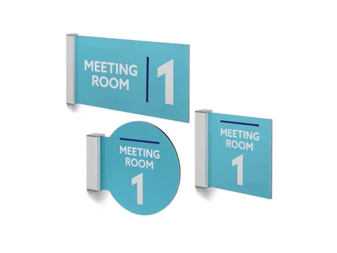 Wandpaneel Click 210mm Aluminium Deurbord Muurbewegwijzering