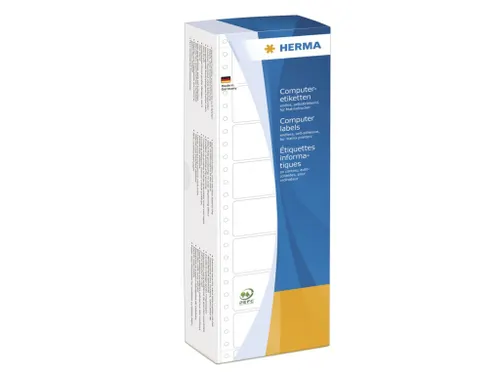 Etiket Herma Pinfeed 8207 1-baans 68.58x35.7mm 4000st Wit