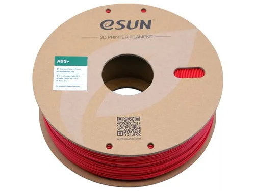 eSUN 3D printer Filament ABS+ 1,75mm Rood 1kg