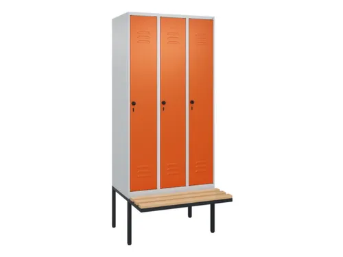 locker voor scheiding van kleding,HxBxD 2120x900x815mm,3vak