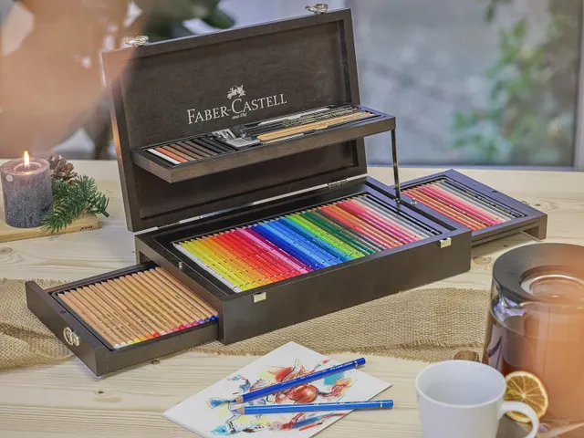 Kleurpotloden Faber-Castell Art&Graphic houten kist