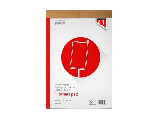 Flipoverpapier Quantore 50 vel 65x95cm Rol In Verzenddoos Fsc