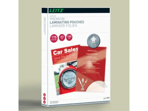 Lamineerhoes Leitz Ilam A3 2x175 Micron glanzend 100stuks