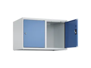 opzetkast,v. locker,2vak.,vak B 400mm,HxBxD 500x800x500mm,cilinderslot - 1