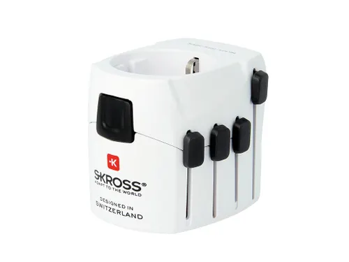 Wereldreisadapter Met Geaarde Stekkers 7 A