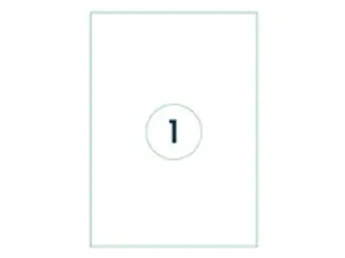 OUTLET A4 Etiket 210x297mm 1000 Stuks 1000 Vel