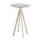 statafel,HxØ 1090x700mm,rond,4voeten zandkleuren,blad HPL Moonstone