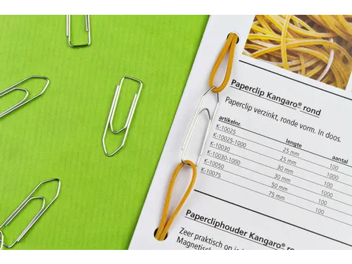 Paperclip Kangaro 32mm hoekig verzinkt doos à 100 stuks