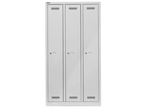 garderobekast,HxBxD 1700x900x500mm,3vak,vak B 248mm,cil.-slot,