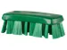 Vikan 3891-2 UST Kleine Werkborstel Harde vezel 176mm Groen