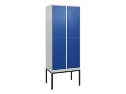 dubbeldekse locker,HxBxD 2120x800x500mm,2x2vak.,vak B 400mm