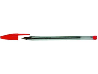 Balpen Bic Cristal medium rood - 2