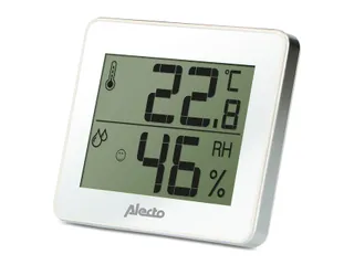 Thermometer hygrometer Alecto WS-55 wit - zilver - 1