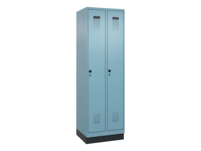 locker voor scheiding van kleding,HxBxD 1950x600x500mm,2vak