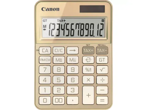 Canon KS-125KB calculator Desktop Basisrekenmachine Goud