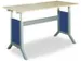 montagetafel,HxBxD 735-1100x1500x750mm,blad multiplex,RAL7035/RAL5013