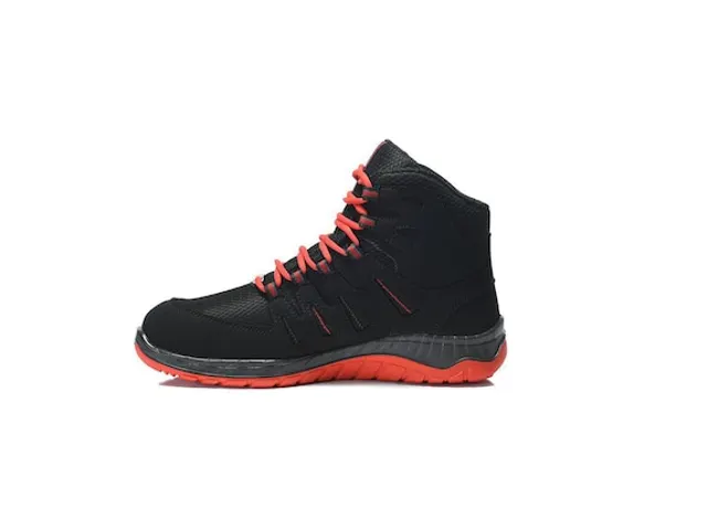 Chaussure de sécurité haute Elten Maddox S3 SRC ESD noir/rouge W-40