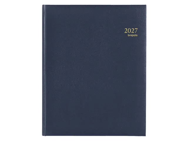 Agenda 2027 Brepols Concorde Lima 7 jours/2 pages bleu