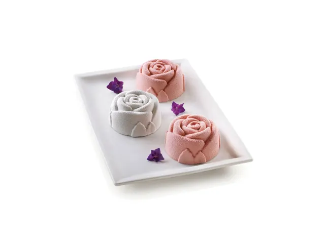 Silikomart Siliconen 1/3 GN Bakmat SILICON FLEX Rose SF077