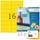 HERMA 4256 Gekleurde etiketten A4 105x37mm Geel 1600 stuks