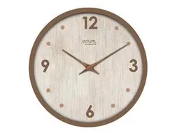 Wandklok CEP Orium Naturalis 31cm geruisloos uurwerk hout