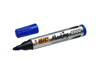 Viltstift Bic 2000 ecolutions rond large blauw - 1