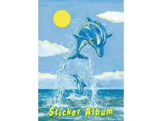 Stickeralbum de kleine dolfijn A5 - 1