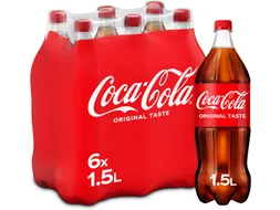 Coca-Cola frisdrank 1,5 L fles pak van 6 stuks