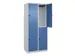 dubbeldekse locker,HxBxD 1850x800x500mm,2x2vak.,vak B 400mm