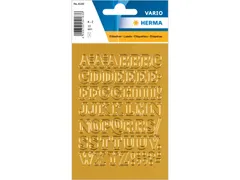 Etiket Herma 4183 12mm Letters A-Z Goudfolie 56 stuks