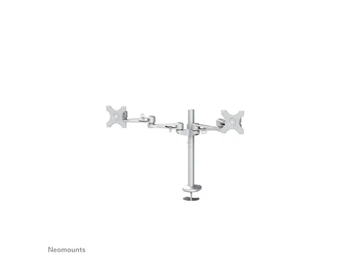 Monitorarm FPMA-D935DG 2 Schermen tot 27 inch Doorvoer Zilver
