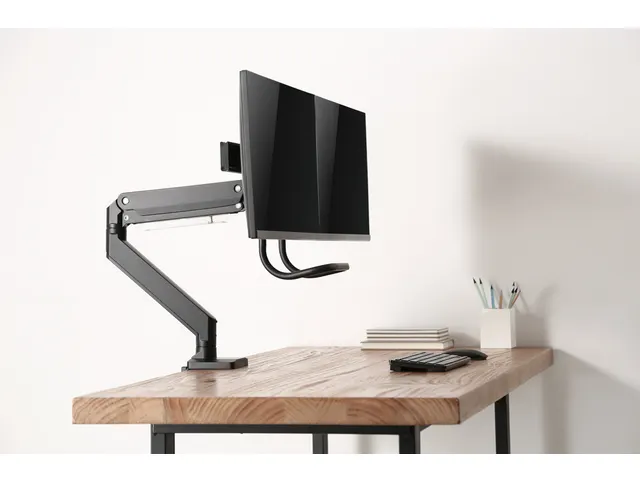 Newstar Monitorarm 2 Schermen Zwart Met Hendel D775dxblack