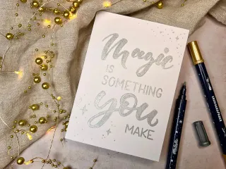 Metallic Marker Eberhard Faber duo goud en zilver op blister - 9