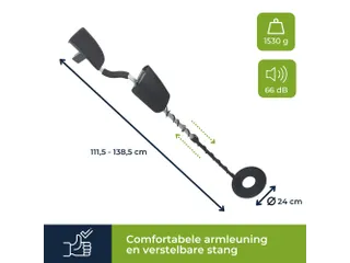 Metaaldetector Premium Zoekdiepte 25cm - 7